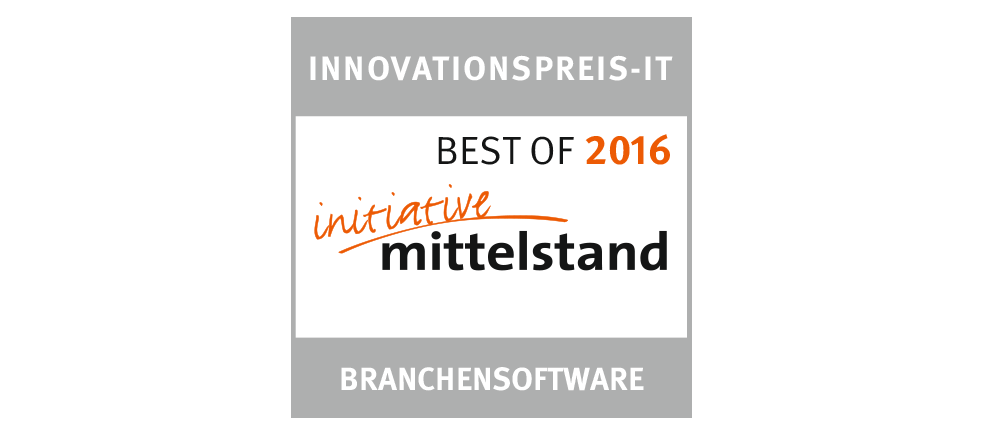 BEST OF 2016 Zertifikat