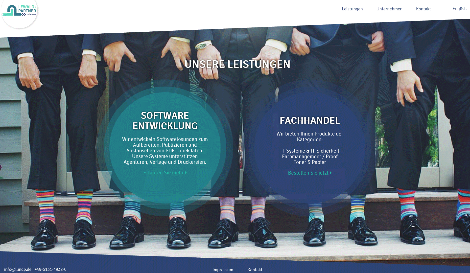 L&P Website Startseite